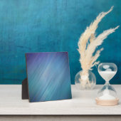 Diagonale Blauwe Regen Fotoplaat (Insitu)
