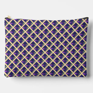 Diagonale Design Hoge Hakken Cosmetisch Etui