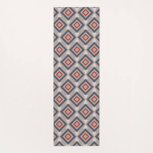 diagonale driehoeken herhalen yogamat (Achterkant)