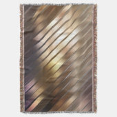 Diagonale gouden abstracte achtergrond. deken (Voorkant Verticaal)