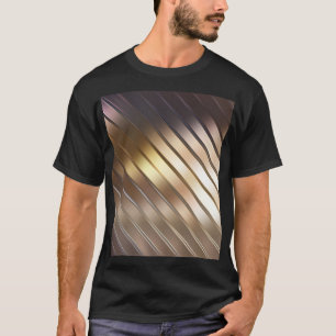 Diagonale gouden abstracte achtergrond. t-shirt