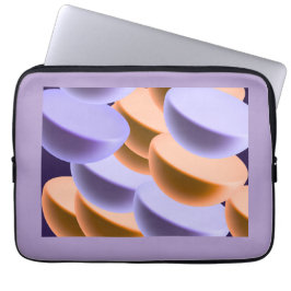 Diagonale gradiënten laptop sleeve