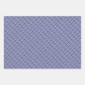 Diagonale Griekse sleutel DIY Patroon & Achtergron Inpakpapier Vel (Voorkant 3)