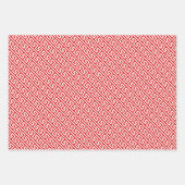 Diagonale Griekse sleutel DIY Patroon & Achtergron Inpakpapier Vel (Voorkant)