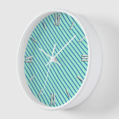 Diagonale instripes - aqua en marine (Hoek)