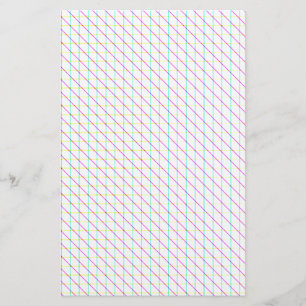 Diagonale lijnen briefpapier