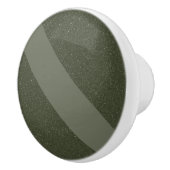Diagonale Moss Groene Keramische Knop –  (Rechts)