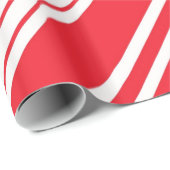 Diagonale multistrips voor snoepriet rood en wit cadeaupapier (Rol Hoek)