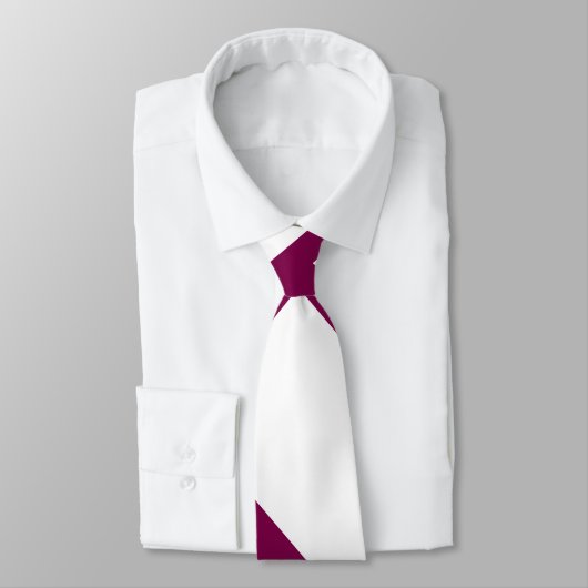 diagonale pruim met brede strepen stropdas (Gebonden)