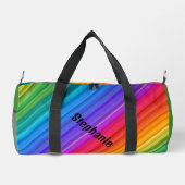 Diagonale Rainbow Stripes Design Bag Plunjezak (Achterkant)