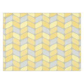  diagonale rechthoeken Geel grijs Tafelkleed (Voorkant (Horizontaal))