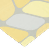  diagonale rechthoeken Geel grijs Tafelkleed (Gekanteld)