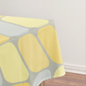  diagonale rechthoeken Geel grijs Tafelkleed (Voorbeeld)