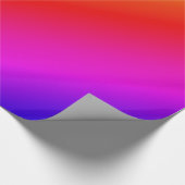 Diagonale regenbooggradiënt rood tot groen cadeaupapier (Hoek)