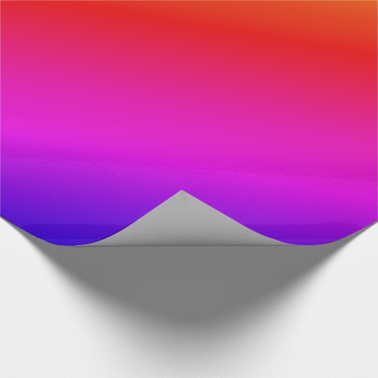 Diagonale regenbooggradiënt rood tot groen cadeaupapier (Hoek)