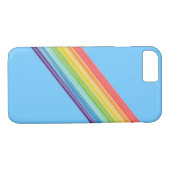 Diagonale regenboogstrepen Case-Mate iPhone case (Achterkant (Horizontaal))