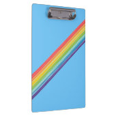 Diagonale regenboogstrepen klembord (Rechts)