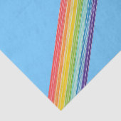 Diagonale regenboogstrepen tissuepapier (Detail)