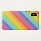 Diagonale regenboogstrips: mobiele telefoondraagta Case-Mate iPhone case (Achterkant (horizontaal))