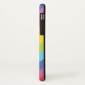 Diagonale regenboogstrips: mobiele telefoondraagta Case-Mate iPhone case (Achterkant/links)