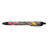 diagonale splash zwarte inkt pen (Bodem)