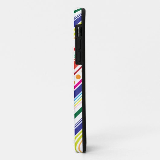 Diagonale Stippen Case-Mate iPhone Case (Achterkant/links)