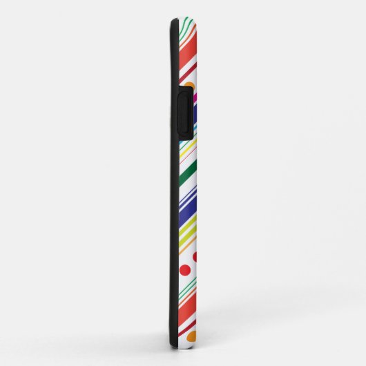 Diagonale Stippen Case-Mate iPhone Case (Achterkant/rechts)