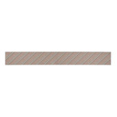 Diagonale streep coa bruin ID596 Grosgrain Lint (Voorkant)