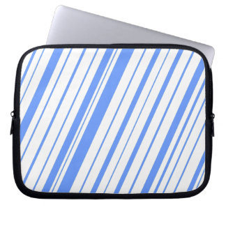 Diagonale streep ~ Cornflower Blue Laptop Sleeve