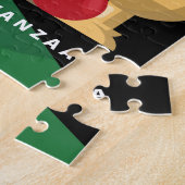 diagonale streep Happy Kwanzaa Legpuzzel (Zijkant)