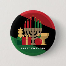 diagonale streep Happy Kwanzaa