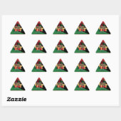 diagonale streep Happy Kwanzaa Sticker (Vel)
