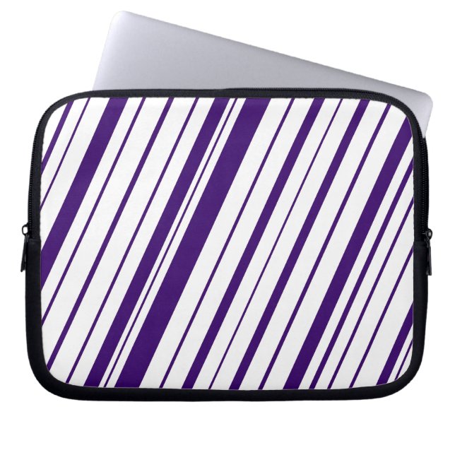 Diagonale streep ~ Indigo Laptop Sleeve (Voorkant)