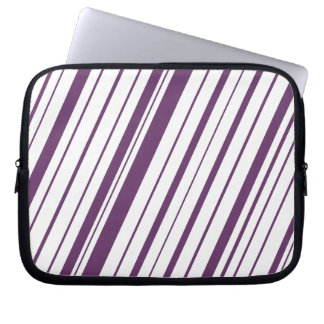 Diagonale streep ~Lavendel Laptop Sleeve