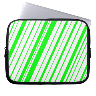 Diagonale streep ~ Limoen Laptop Sleeve