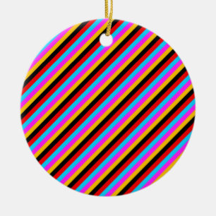 Diagonale strepen 04 keramisch ornament