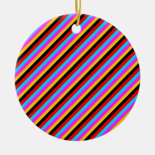 Diagonale strepen 04 keramisch ornament (Voorkant)