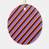Diagonale strepen 04 keramisch ornament (Links)