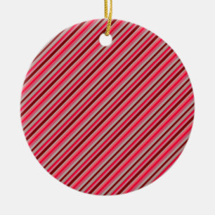 Diagonale Strepen 05 Keramisch Ornament