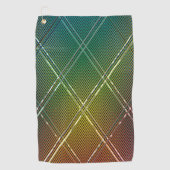 Diagonale strepen achtergrond 11 golfhanddoek (Voorkant)