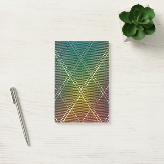 Diagonale strepen achtergrond 11 post-it® notes (Kantoor)