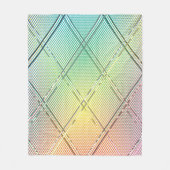 Diagonale strepen achtergrond 12 fleece deken (Voorkant)