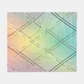 Diagonale strepen achtergrond 12 fleece deken (Voorkant (Horizontaal))