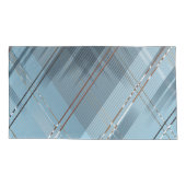 Diagonale strepen achtergrond 4 kussensloop (Achterkant)