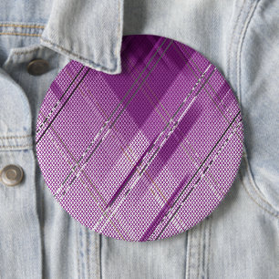 Diagonale strepen achtergrond 8 ronde button 6,0 cm