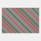 Diagonale strepen achtergrond inpakpapier vel (Voorkant)