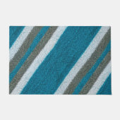 Diagonale strepen deurmat (Voorkant)