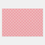 Diagonale strepen en Damaskwikpapier set Inpakpapier Vel (Voorkant)