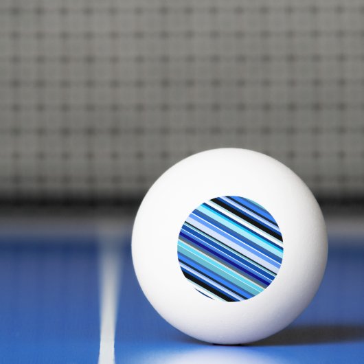 Diagonale strepen in vervagen en schalen pingpongbal (Net)