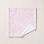 Diagonale strepen op blush roze bad handdoek (Wasdoekje)